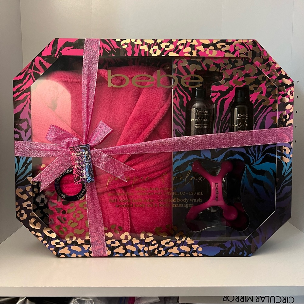 Bebe bath robe gift set